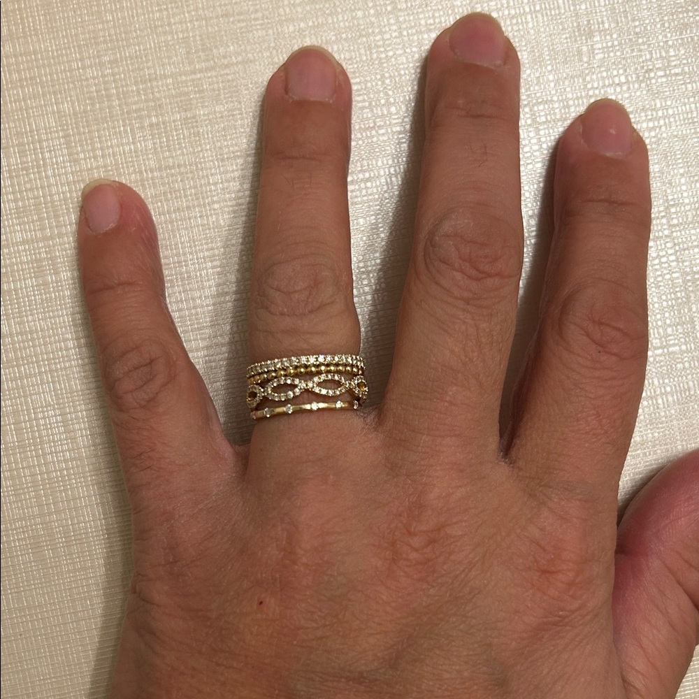 Dana Rebecca poppy Rae diamond pebble Ring - Picture 4 of 4
